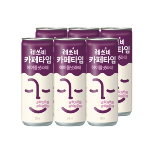 레쓰비 카페타임 헤이즐넛 라떼 (240ML*6입)