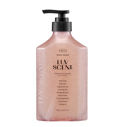 럽센트 스크럽 바디워시 (플라워마켓 ) (500ML)