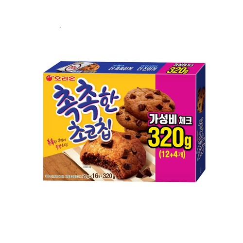 오리온 촉촉한 초코칩 (20G*16입)