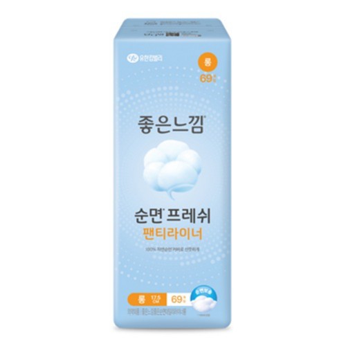 좋은느낌 순면프레쉬 라이너 롱 (69입)