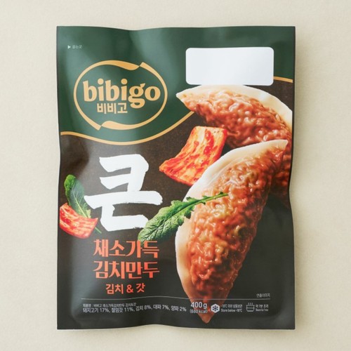 CJ 비비고 큰채소가득 김치만두 김치&갓 (400G)