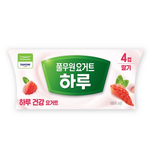 풀무원다논 하루요거트 딸기 (80G*4입)
