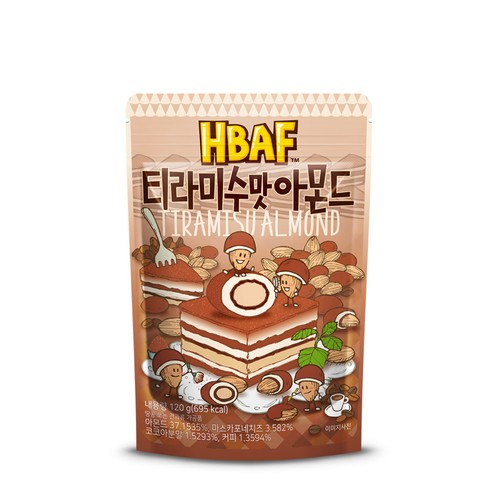 HBAF 티라미수맛 아몬드 (120G)