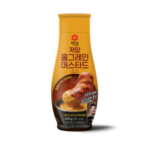 CJ 저당 홀그레인머스타드 소스 (255G)