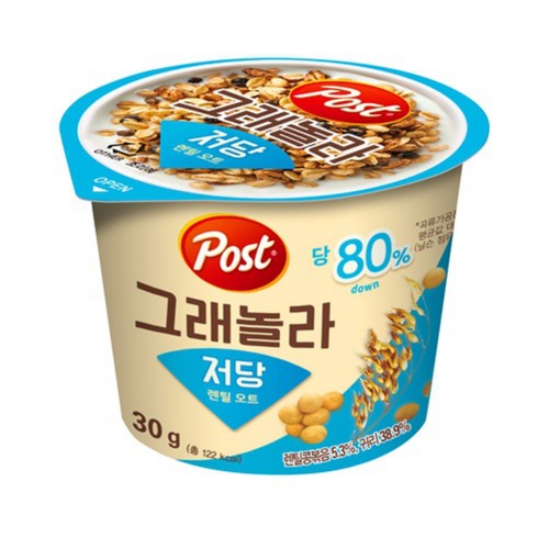 포스트 그래놀라 저당 렌틸오트컵 (30G)