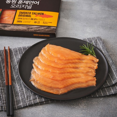 담백함이 살아있는 동원 훈제연어 오리지널 (180G)