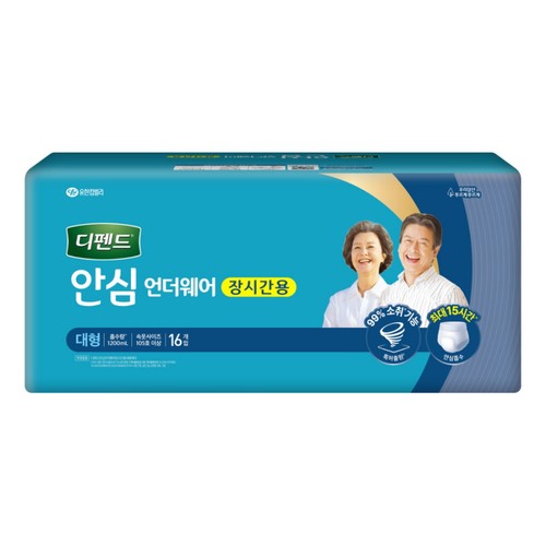 디펜드 안심 언더웨어 장시간 (대형) (16매)