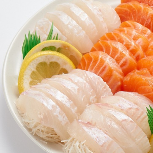 광어 연어 모둠회 (대) (350G)