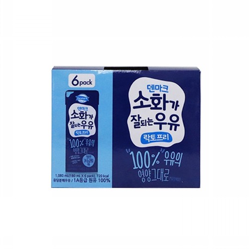 동원 덴마크 소화가 잘되는 멸균우유 (190ML*6)