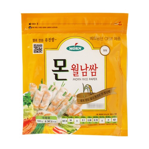 몬 월남쌈 원형 16CM (100G)