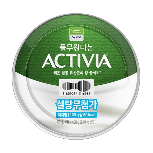 풀무원다논 액티비아 화이트 (400G)