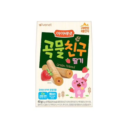 아이배냇 곡물친구 딸기 (40G)