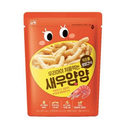 남양 우리아이 처음먹는 새우얌얌 (40G)