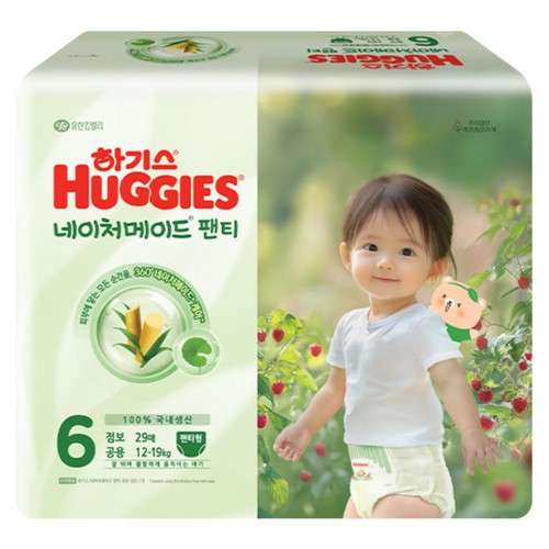 하기스 네이처메이드 팬티 6단계(점보) (29매)