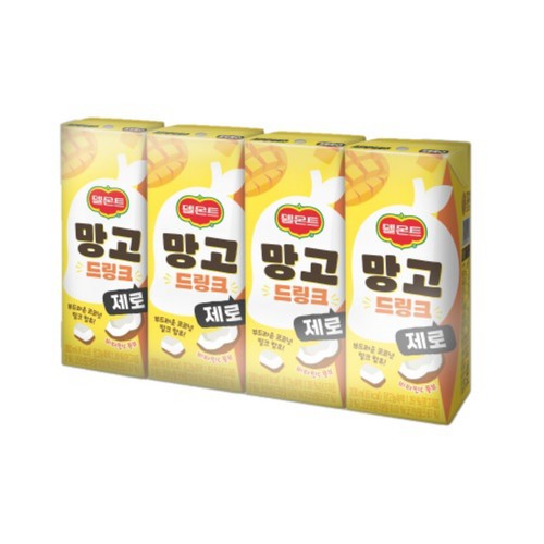델몬트 망고제로드링크 (200ML*4입)