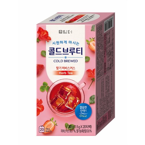  담터 콜드브루티 딸기&히비스커스 (1.5G*20포)