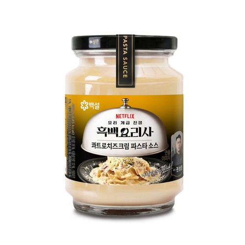 백설 콰트로치즈크림 파스타소스 (430G)