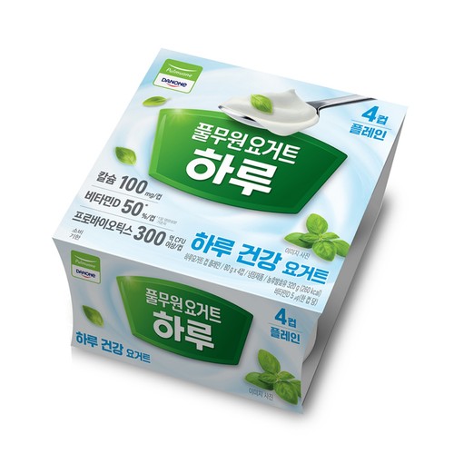 풀무원다논 하루요거트 플레인 (80G*4입)