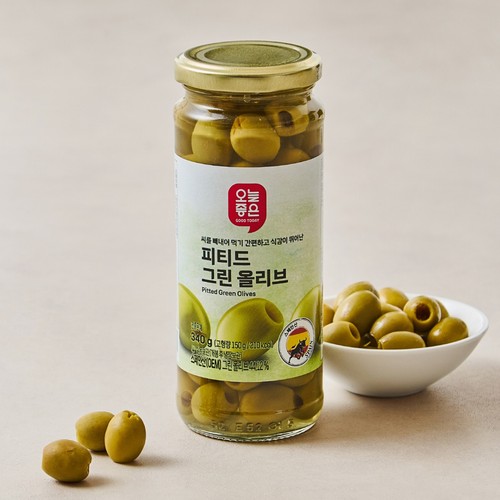 오늘좋은 오늘좋은 피티드 그린 올리브 (340G)
