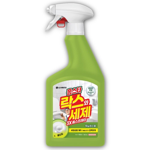홈스타 락스와세제 3X폼스프레이 후레쉬 (900ML)