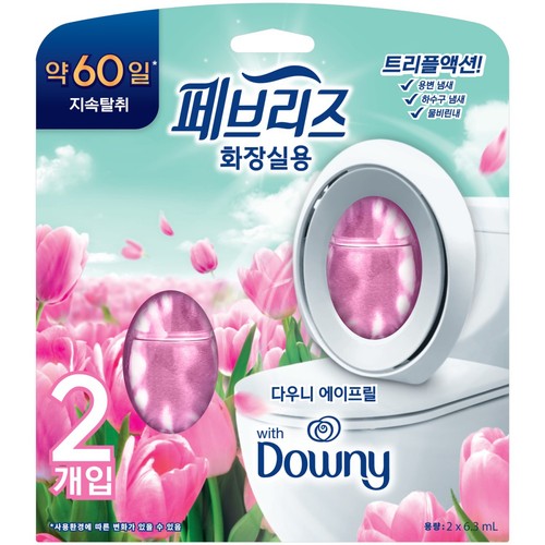 페브리즈 페브리즈 비치형 화장실용 다우니에이프릴2 (6.3ML*2입)