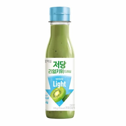CJ 백설 저당 리얼키위 드레싱 (245G)