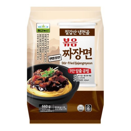 칠갑농산 볶음 짜장면 (660G)