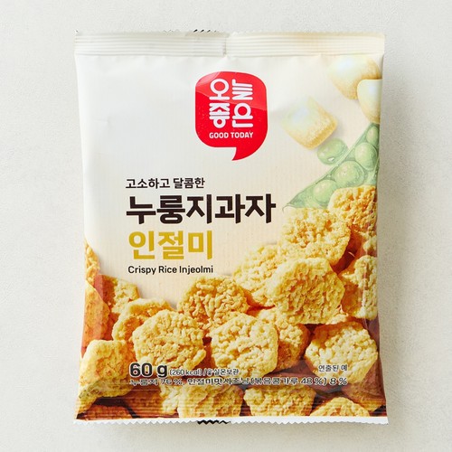 오늘좋은 누룽지과자 인절미 (60G)