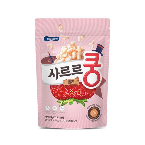 베베쿡 사르르쿵 딸기 (23G)
