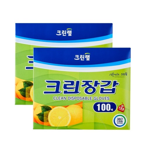 크린랩 크린장갑 (100매) (2+1 기획팩)