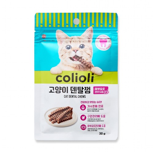 콜리올리 고양이 덴탈껌 (하부요로) (30G)