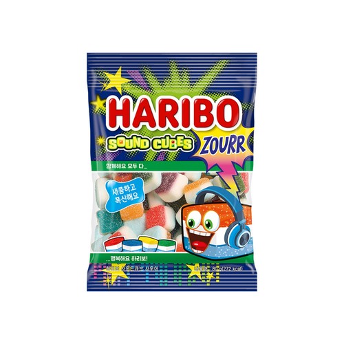 하리보 사운드 큐브 사우어 (80G)