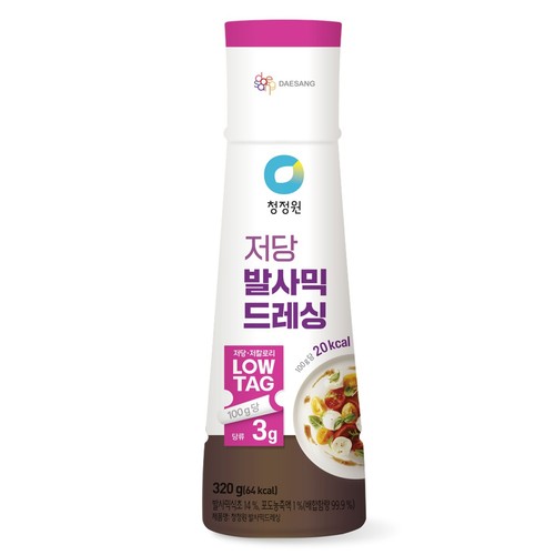 청정원 저당 발사믹드레싱 (320G)