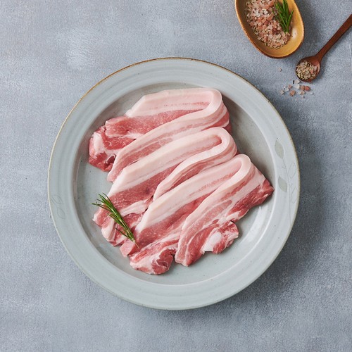 [구이용] 국내산 돼지 삼겹살 (냉장) (600G)