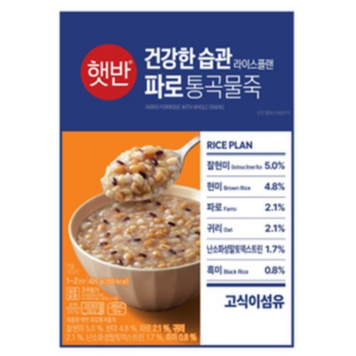 CJ 햇반 파로통곡물죽 (420G)