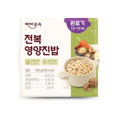  베이비본죽 전복영양진밥 (12개월) (180G)