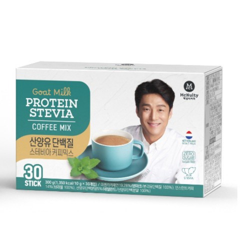  맥널티 산양유 단백질 스테비아커피믹스 (10G*30입)