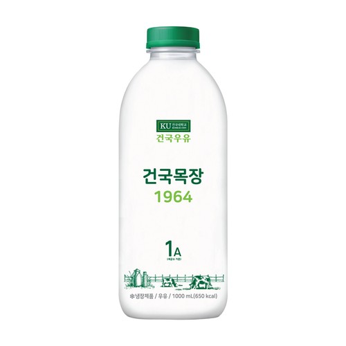 건국목장 1964 1A우유 (1L)