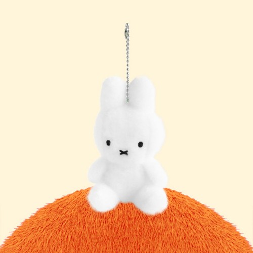 미피 SITTING 크리미 키링 8cm 화이트 (3세이상)