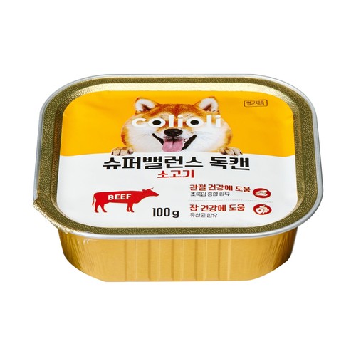  콜리올리 슈퍼밸런스 독캔 (소고기) (300G)