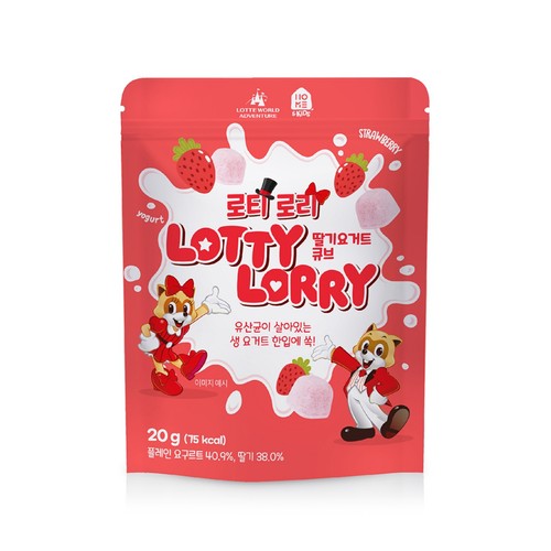 로티로리 딸기요거트 큐브 (20G)