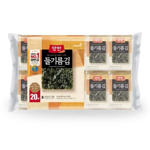 양반 들기름향이 그윽한 김(식탁) (4.5G*20봉)