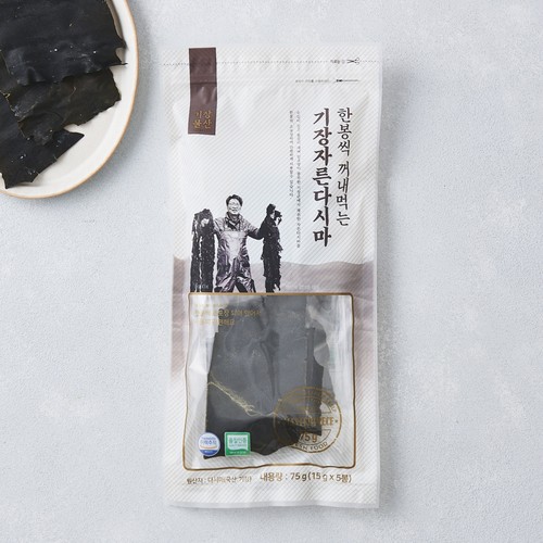 한봉씩 꺼내먹는 기장 자른 다시마 (75G)