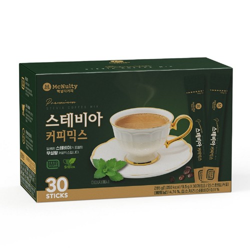 맥널티 스테비아 커피믹스 (9.5G*30입)