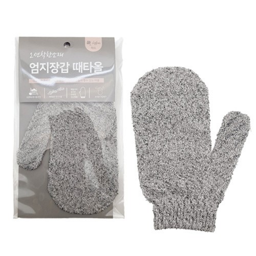  오션 착한 소재 엄지장갑 때타올 (12*18CM)