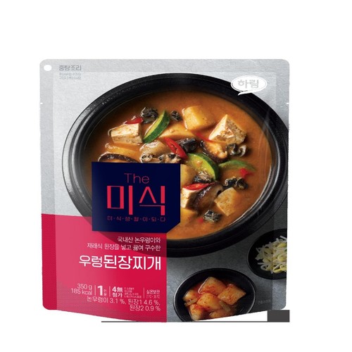 하림 더미식 우렁된장찌개 (350G)