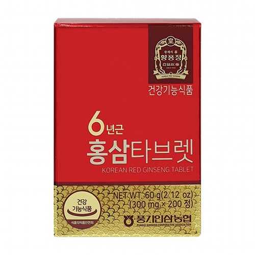 (S) 풍기인삼농협 황풍정 홍삼타브렛 (60g) (60G)