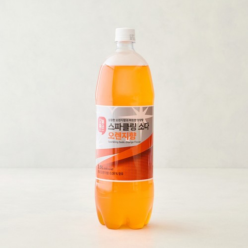 오늘좋은 스파클링소다 오렌지향 (1.5L)