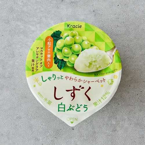 롯데쇼핑 크라시에 시즈쿠 백포도 샤베트 (140ML)