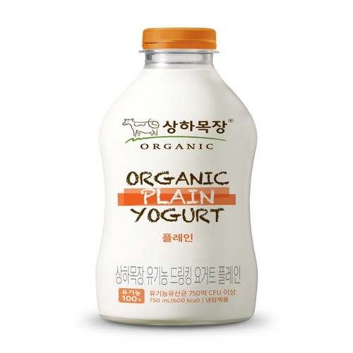 상하목장 유기농 드링킹 요거트 플레인 (750ML)